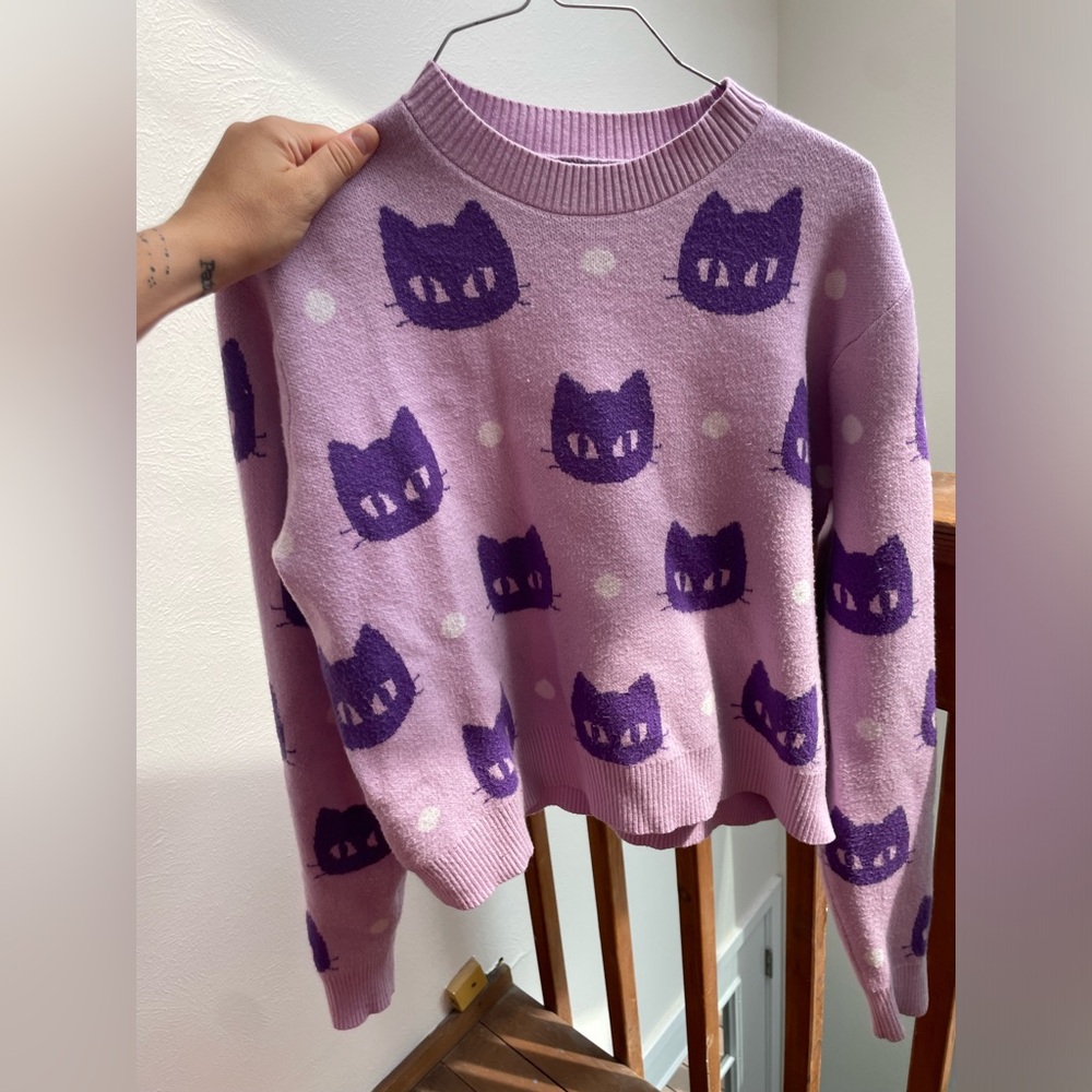 Blackmilk (XS/S) Cat Sweater